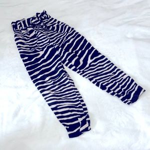 Zebra Print Zara High waisted pants